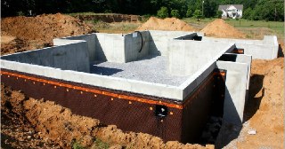 Фундамент под дом Мирный цена от 35858 руб.