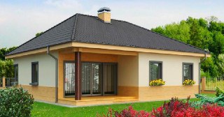 Строительство одноэтажных домов Мирный цена от 23564 руб. м2