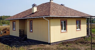 Одноэтажный дом из панелей под ключ в мирном - Строй-Мир от 133185 рублей